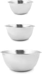 Fox Run Stainless Steel Mixing Bowl, 6.25 & 10.75 Quart Mixing Bowl Set | by foxrunbrands