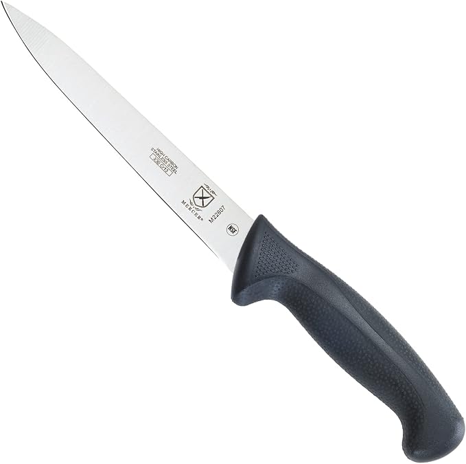 Mercer Culinary M22807 Millennia Black Handle, 7-Inch Flexible, Fillet Knife by MercerCulinary