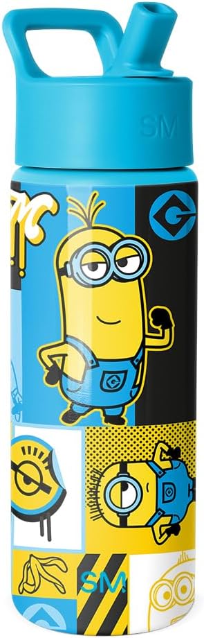Simple Modern Minions Kids Water Bottle & Toddler Cup | 18oz | Insulated by Unknown
