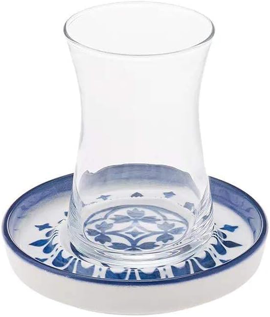 KARACA Zeher Turkish Tea Glasses Set of 12, Tea Cups - Image 4