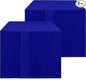 HolidayIdeas 2 Pack Square Fitted Table Covers - 34 x 34 Inch -Card Table Clothes Washable Tablecloth Protectors for Parties, Holiday Dinner, Trade Show, Vendor Stand, Royal Blue
