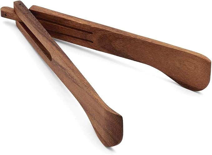 Ironwood Gourmet Spring Salad Tongs, 2.25 x 2.25 x 12 inches by Ironwood