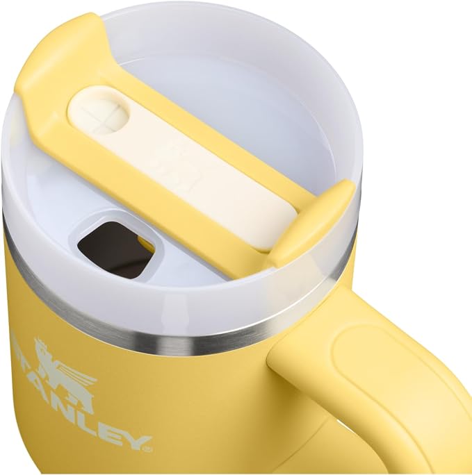 STANLEY Quencher H2.0 Flow State Tumbler, 14 oz, Daffodil | Handle and Straw | - Image 2