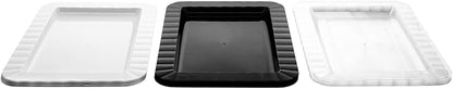 Party Essentials Deluxe Quality Hard Plastic 5 x 7-Inch Rectangular Appetizer - Image 4