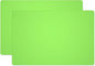 Silicone Placemats, Food-Grade Non-Slip Waterproof, Dining, Stain Resistant, Countertop Protector, Kitchen Counter Mat, Heat Resistant, Baking mat Dishwasher Safe (23.6"×15.7"-2pack, Green)