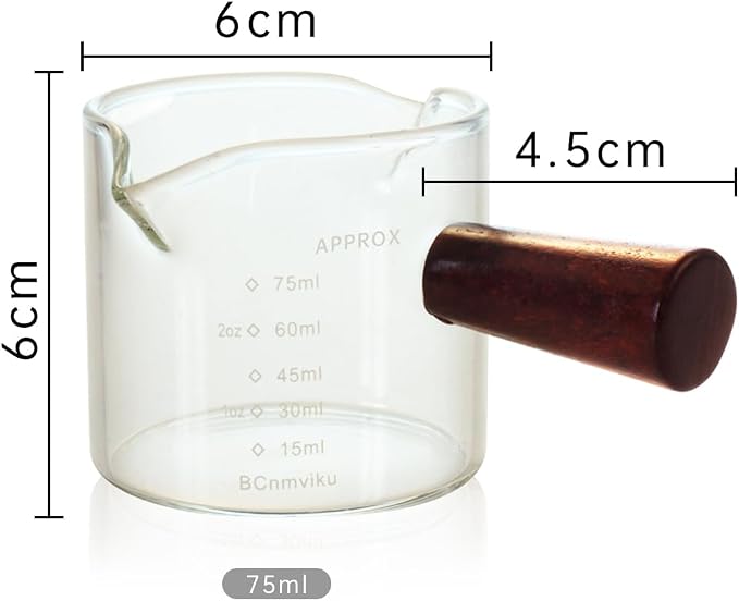 1 Pack Double Spouts Measuring Triple Pitcher Milk Cup - Image 4