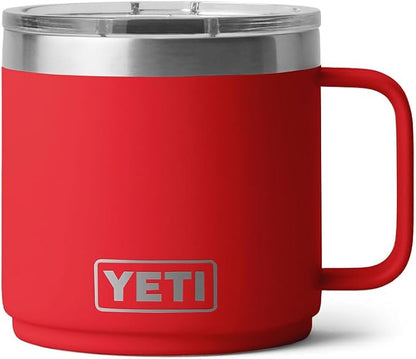 YETI Rambler 14 oz Ceramic Lined Stackable Mug, Vacuum Insulated, Stainless - Image 3