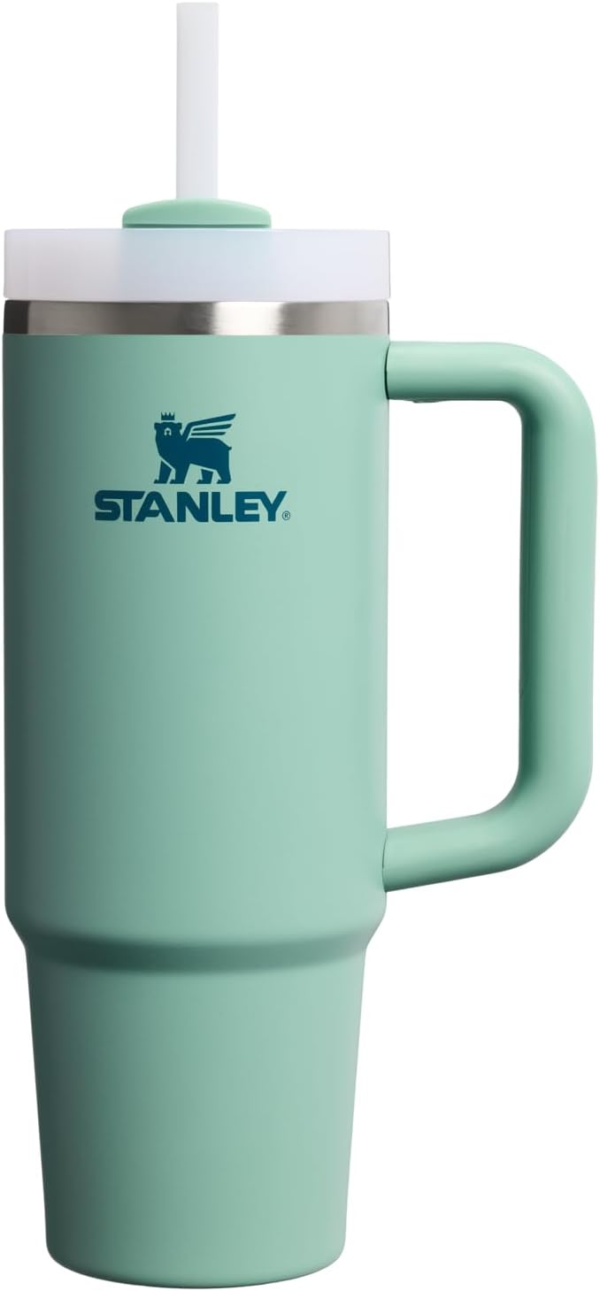 STANLEY Quencher H2.0 Flow State Tumbler, 30 oz, Spring Green | Handle and by Unknown