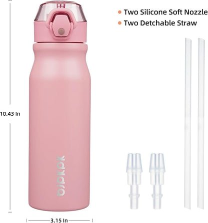 BJPKPK 25 oz Insulated Water Bottle, Stainless Steel Flask | Leak Proof Locking - Image 4