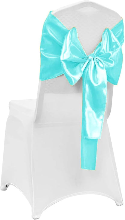 10-Pack Turquoise Satin Table Runner 12 x 108 Inch Long Bright and Smooth Silk - Image 6