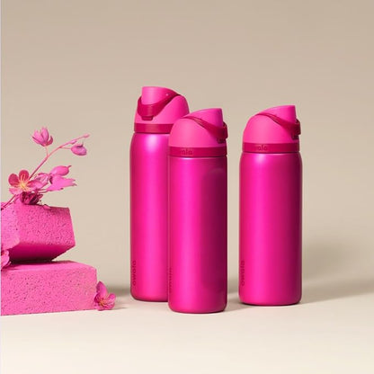 Owala FreeSip Stainless Steel Water Bottle 24 oz Read My Lips - Image 8