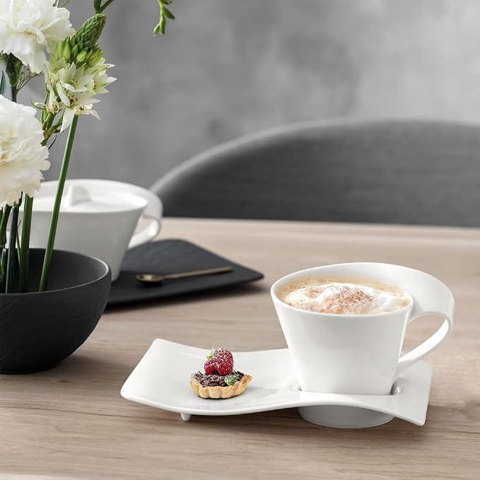 Villeroy & Boch NewWave Caffé Collection Small Cappuccino Cup, Premium Porcelain - Image 5