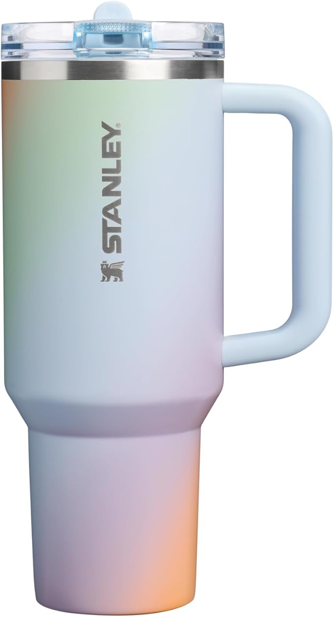 STANLEY Quencher ProTour Flipstraw Tumbler, 40 oz, Sunrise Spiral | Built-In by Unknown