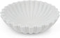 White Decorative Bowl Modern Home Decor - 10.6" Large Resin & Sandstone Centerpiece Bowl for Entryway Table, Coffee Table, Kitchen Counter or Serving Fruit, Keys, Candy