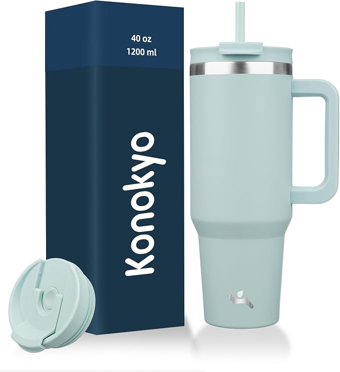Konokyo 40 oz Insulated Tumbler Water Bottle by Konokyo
