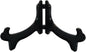 Artliving Display Stand Easel Bowl Stand for Display Large Deep Bowls, Platters and Deep Dishes Black.