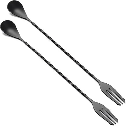 Bar Spoon Cocktail Mixing Stirrers, 12” by Briout