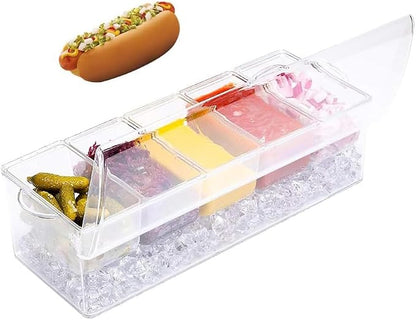 5-Grid Removable Condiment Tray - Image 4
