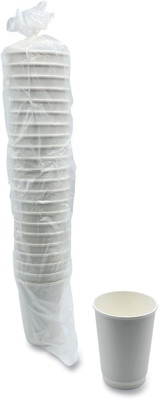 Boardwalk Paper Hot Cups, 12 oz, Double-Walled | Ideal - Image 2