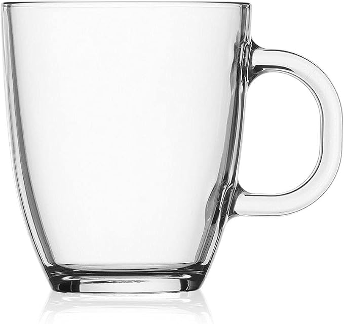 Bodum 12oz Bistro Coffee Mug Single-Wall Tempered Glass, 6 Pack - Image 3