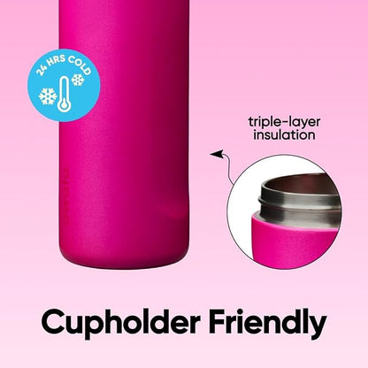 Owala FreeSip Stainless Steel Water Bottle 24 oz Read My Lips - Image 5