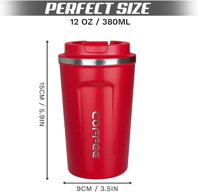 SPLMIFA Travel coffee mugs leak-proof, reusable coffee cup - Image 4