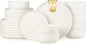EWFEN Plates and Bowls Sets, 24 Pieces Ceramic Dinnerware Set by EWFEN