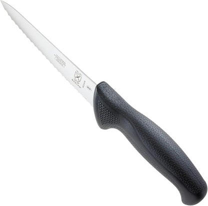 Mercer Culinary M23406 Millennia Black Handle, 6-Inch Wavy Edge, Utility Knife - Image 3