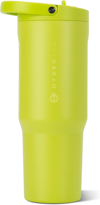 HydroJug Sport 32 oz Insulated Stainless Steel Water Bottle, Lemon Lime by Hydrojug