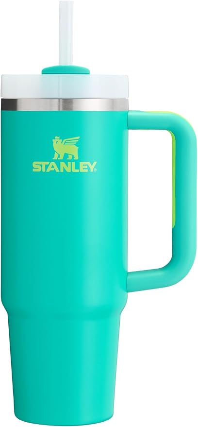 STANLEY Quencher H2.0 Flow State Tumbler, 30 oz, Tropical Teal | Handle and by Unknown