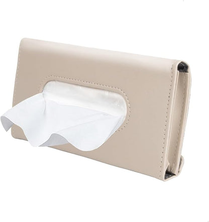 Carstuus Beige Car Tissue Holder by Carstuus
