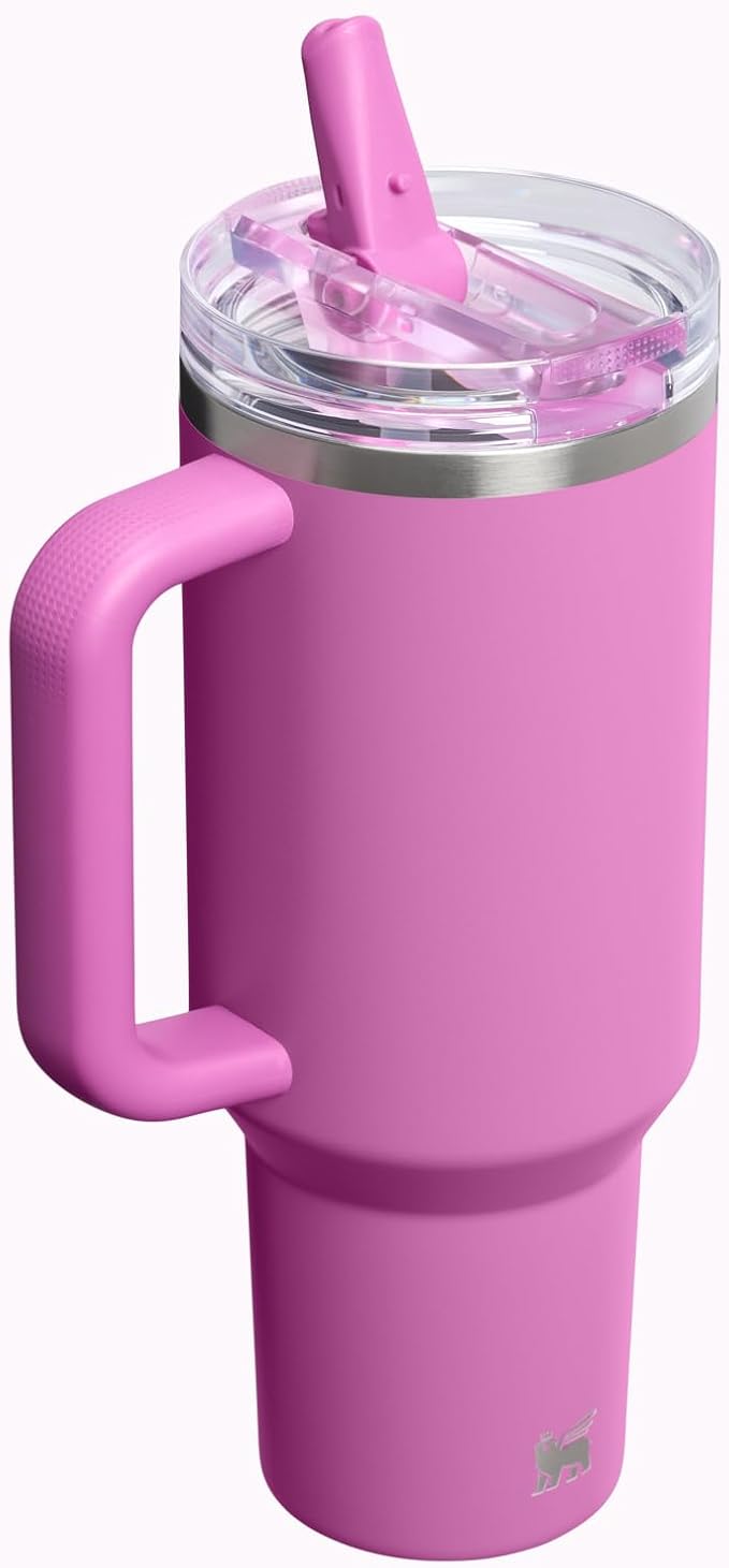 STANLEY Quencher ProTour Flipstraw Tumbler, 40 oz, Dark Blossom | Built-In - Image 3