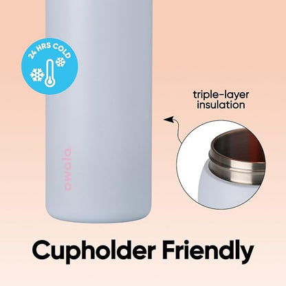 Owala FreeSip Stainless Steel Water Bottle 32 oz Beach House - Image 4