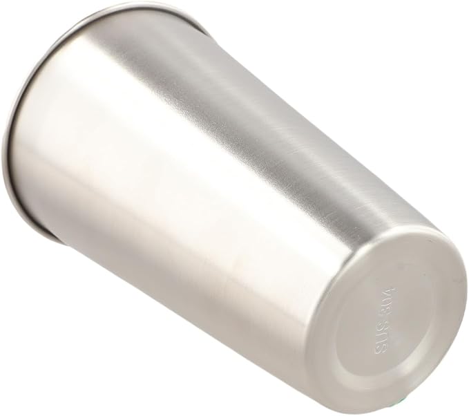 Stainless Steel Camping Mug Set, Lightweight Handleless Travel Coffee Cup - Image 8