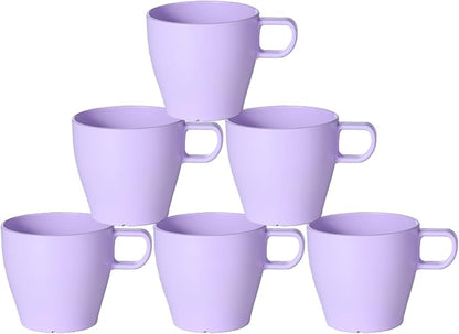 6-Pack 10oz Unbreakable Coffee Mugs, Microwave Safe Premium Drinkware, by GESHUPOR