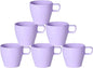 6-Pack 10oz Unbreakable Coffee Mugs, Microwave Safe Premium Drinkware, by GESHUPOR