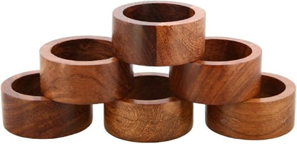 Wooden Napkin Ring for Weddings Dinner Parties or Every Day Use - Image 4
