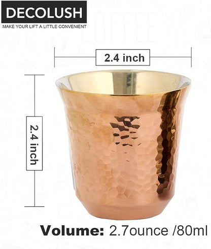 75mL Stainless Steel Espresso Cups - Image 2