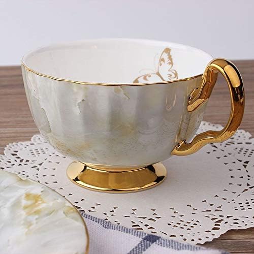 Bone China Cup and Saucer Set- Butterfly and Elegance - Image 2