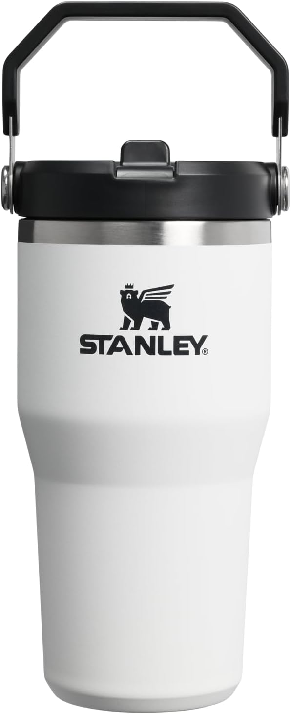 STANLEY IceFlow 2.0 Flip Straw Tumbler, 20 oz, Chalk | Easy Carry Handle | by Unknown