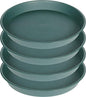 4 Pack of 16 17 inch Plant Saucer, 2.3" Depth, Heavy Duty Deep Plant Trays by Bleuhome
