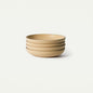 MORA Medium Dishes Set of 4, 30oz Ceramic Pottery Pasta Plate/Wide Bowls - Microwave, Oven and Dishwasher Safe - Merrigold
