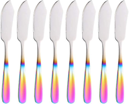 Buyer Star Cheese Butter Knife, Stainless Steel 18/10 6" Mini Desert Knives by BuyerStar