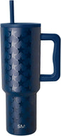 Simple Modern Tumbler with Handle and Straw | 40oz | Stars | Trek Tumbler by Unknown