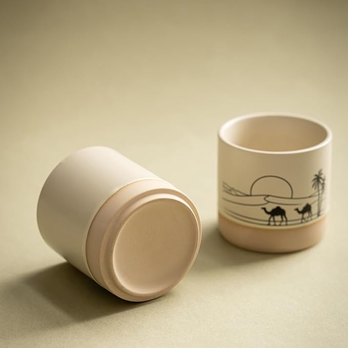 8oz Ceramic Mug Cups with DIY Canvas - Image 3