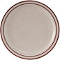 Tuxton China TBS-009 Plate, 9-1/2" Diameter, Round, Narrow Rim, Microwave and Dishwasher Safe, Oven Proof, Fully Vitrified, Ceramic, Bahamas, Pack of 24