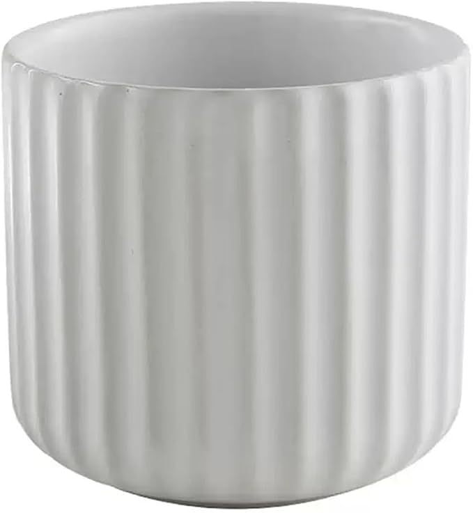 Nordic Ceramic Mug, Japanese Tea Cup 6oz Striped Cup No Handle Drinking Cup by Unknown