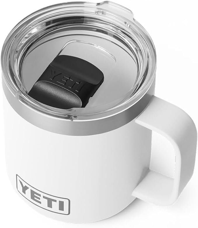 YETI Rambler 10 oz Ceramic Lined Stackable Mug, Vacuum Insulated, Stainless by YETI