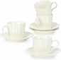 Ceramic Coffee Cup Set, 8 oz Cappuccino Cups by Hebaogugu