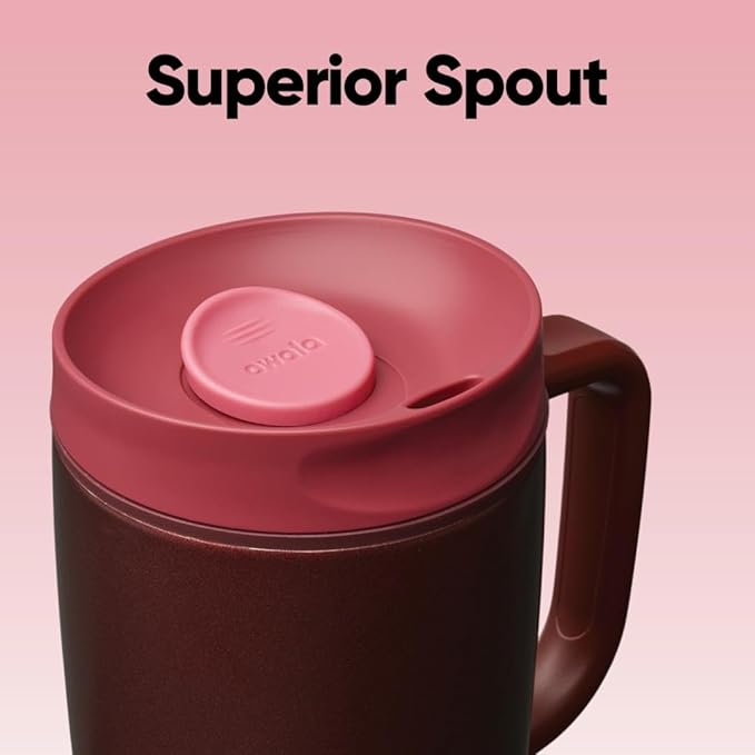 Owala SmoothSip Slider Stainless Steel Insulated Travel Mug - Image 4